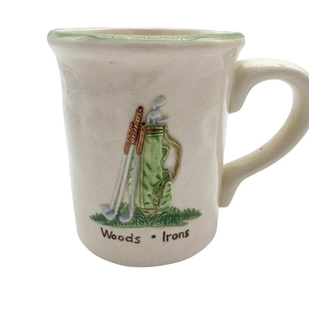 Vintage Golf Woods Irons 3D Coffee Mug
